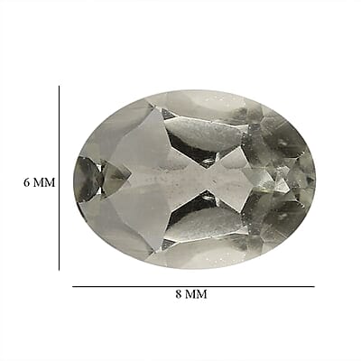 Montezuma Prasiolite (Oval 8x6 mm) 0.92 ctw