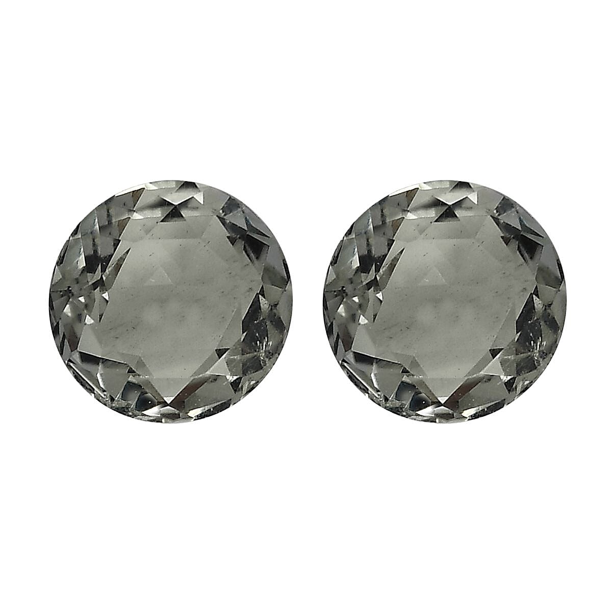 AA Montezuma Prasiolite Set of 2 (Rnd 5 mm) 0.92 ctw image number 0