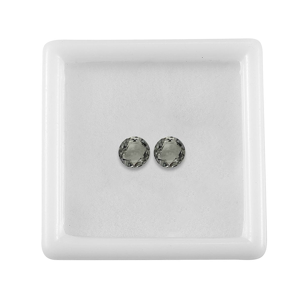 AA Montezuma Prasiolite Set of 2 (Rnd 5 mm) 0.92 ctw image number 2