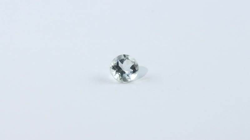 Montezuma Prasiolite (Rnd 7 mm) 1.06 ctw