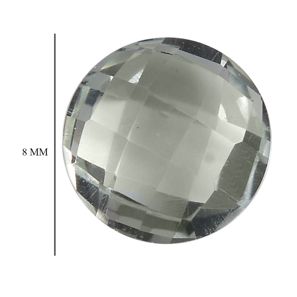 Montezuma Prasiolite (Rnd 8 mm) 1.73 ctw image number 3