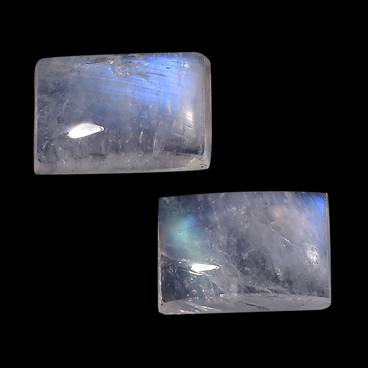 Rainbow Moonstone (Bgt 6x4 mm) 1.26 ctw