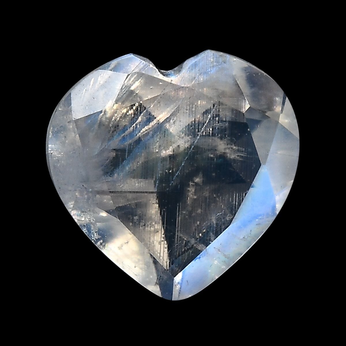 AA Rainbow Moonstone (Heart 7 mm) 0.87 ctw image number 0