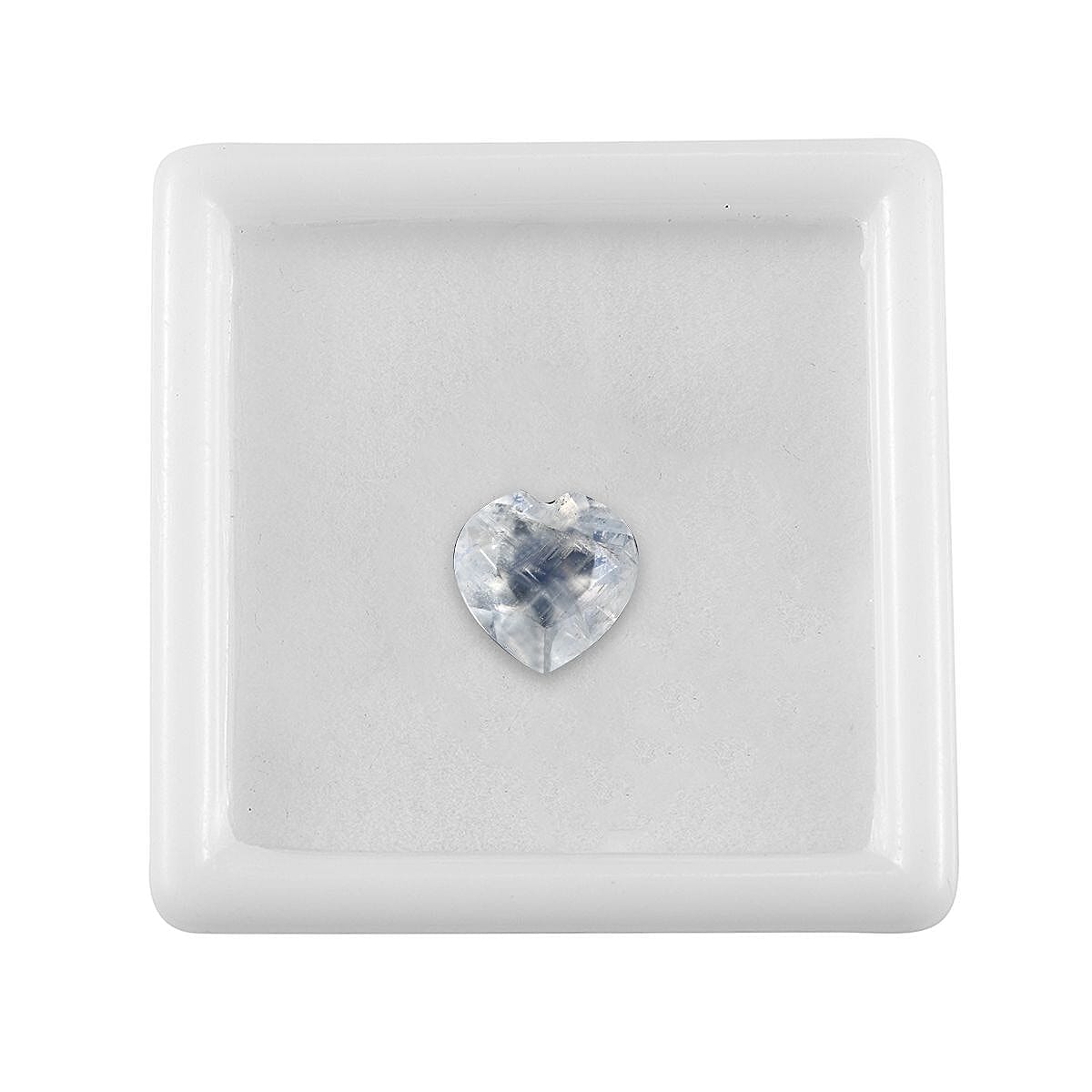 AA Rainbow Moonstone (Heart 9 mm) 1.93 ctw