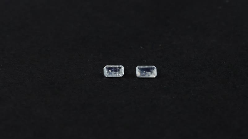 AA Rainbow Moonstone Set of 2 (Oct 5x3 mm) 0.41 ctw