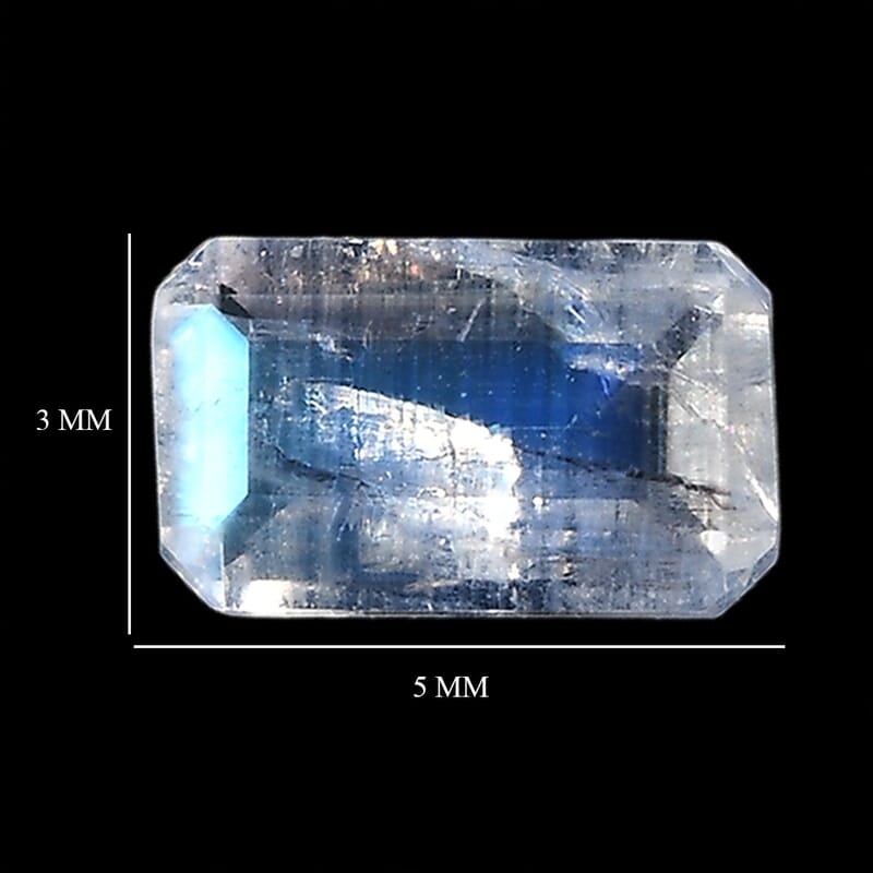 AA Rainbow Moonstone Set of 2 (Oct 5x3 mm) 0.41 ctw