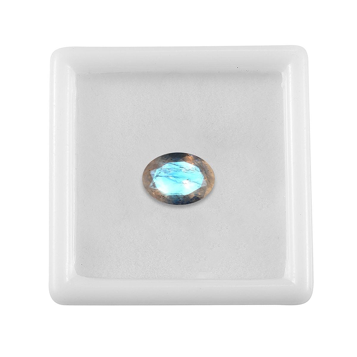 AA Rainbow Moonstone (Oval 11x8 mm) 2.71 ctw image number 2