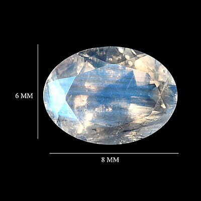 AA Rainbow Moonstone (Oval 8x6 mm) 1.18 ctw
