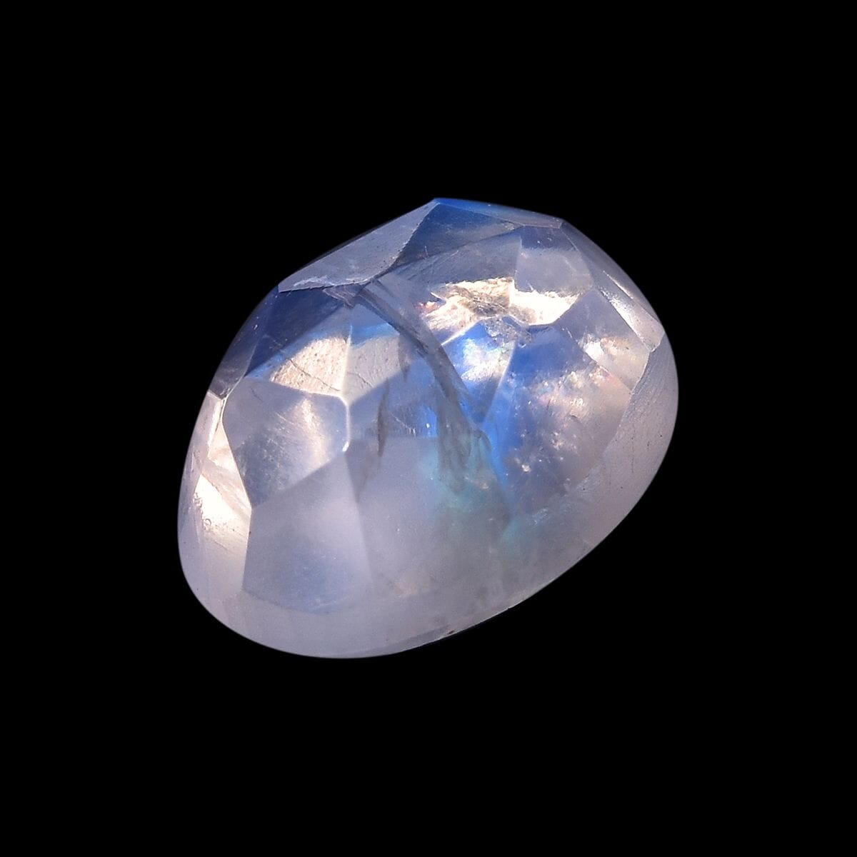 AAA Rainbow Moonstone (Oval 8x6 mm) 1.06 ctw image number 1
