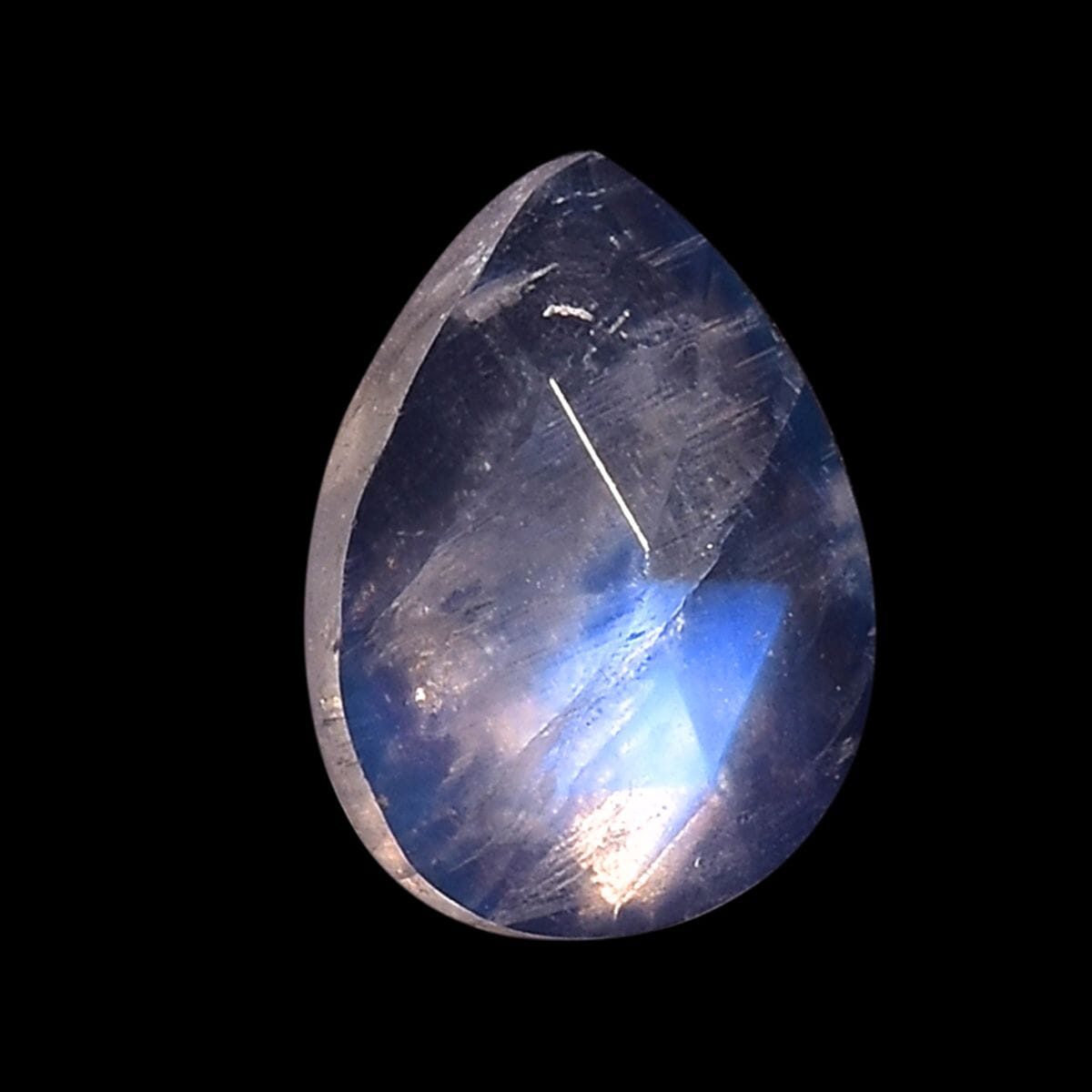 AA Rainbow Moonstone (Pear 10x7 mm) 1.70 ctw image number 0