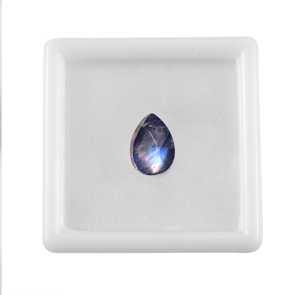 AA Rainbow Moonstone (Pear 10x7 mm) 1.70 ctw image number 2