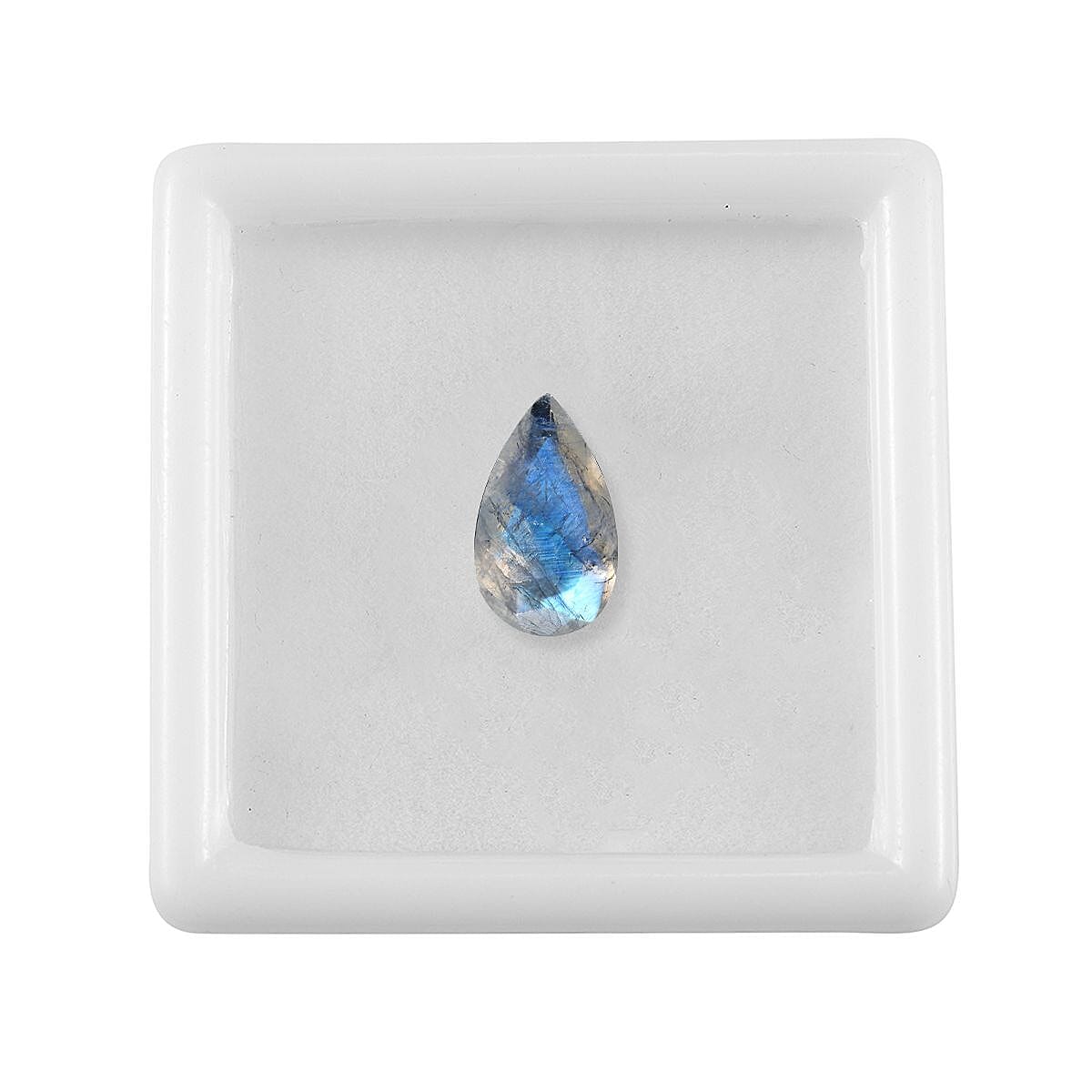 AAA Rainbow Moonstone (Pear 12x7 mm) 2.08 ctw