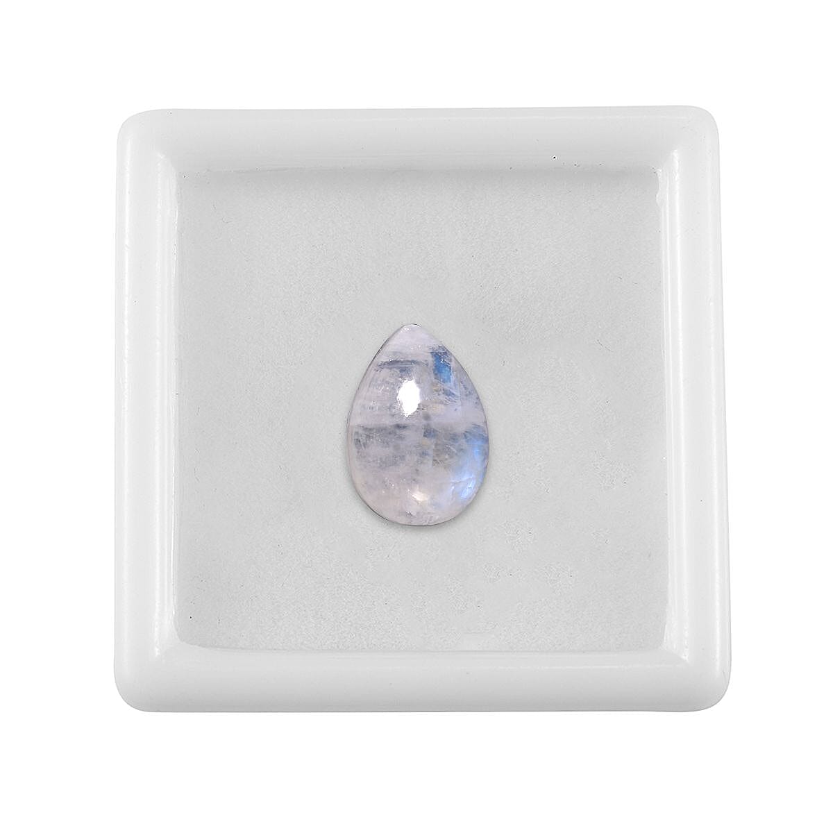 Rainbow Moonstone (Pear 13x9 mm) 3.53 ctw image number 2