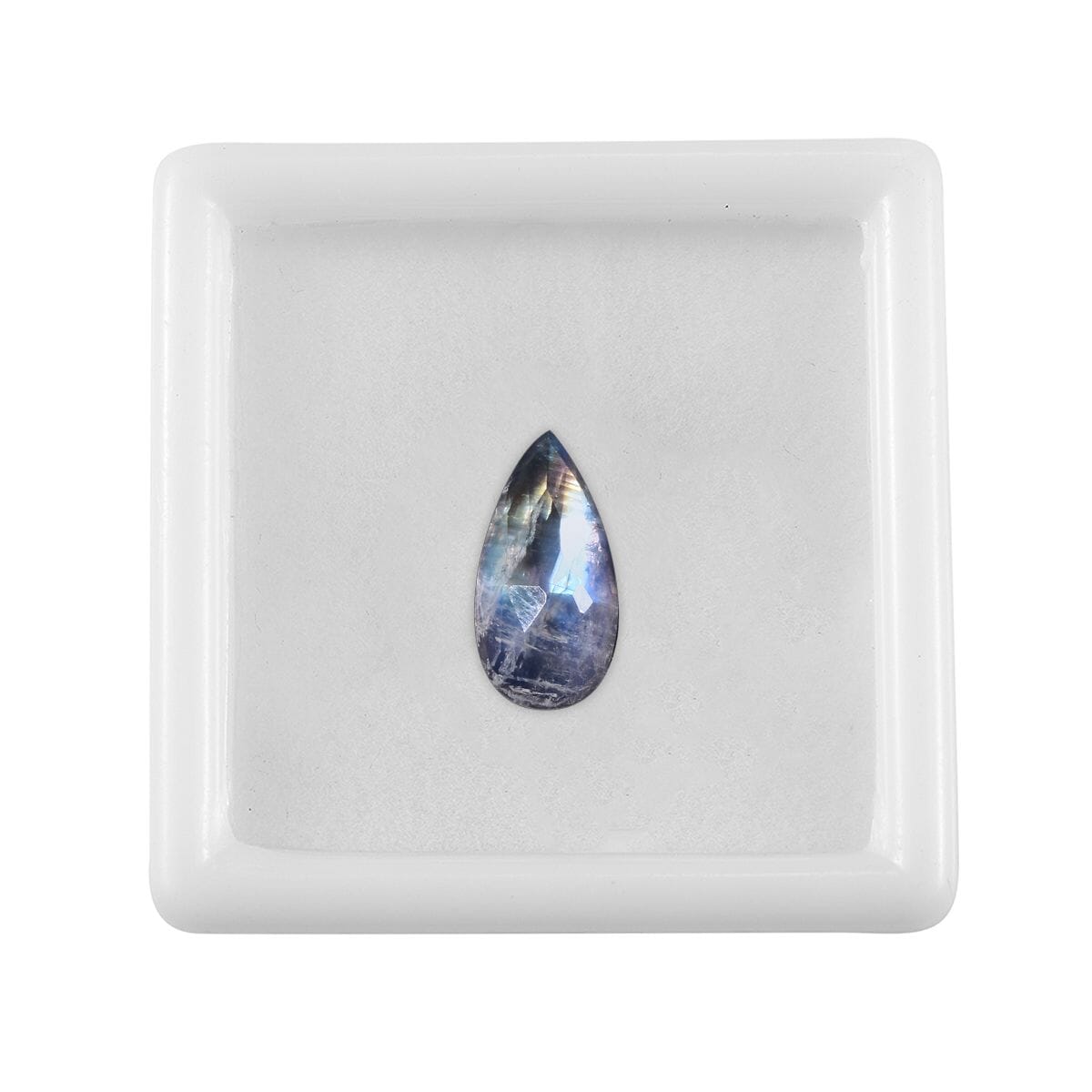AA Rainbow Moonstone (Pear 14x7 mm) 2.73 ctw image number 2