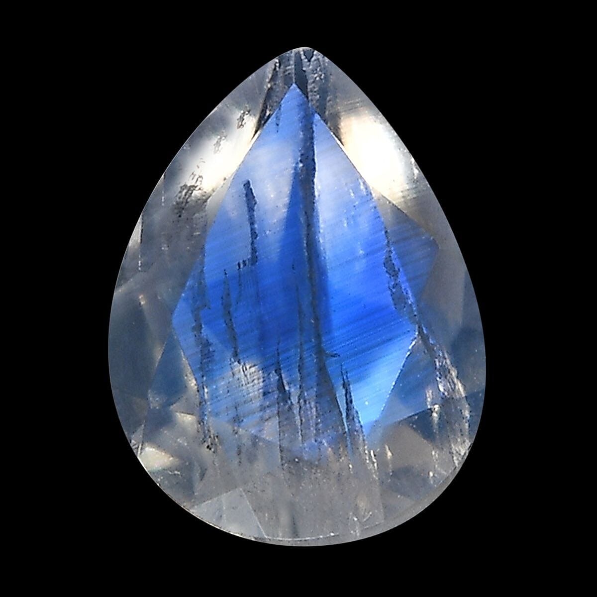 Rainbow Moonstone (Pear 8x6 mm) 0.99 ctw image number 0