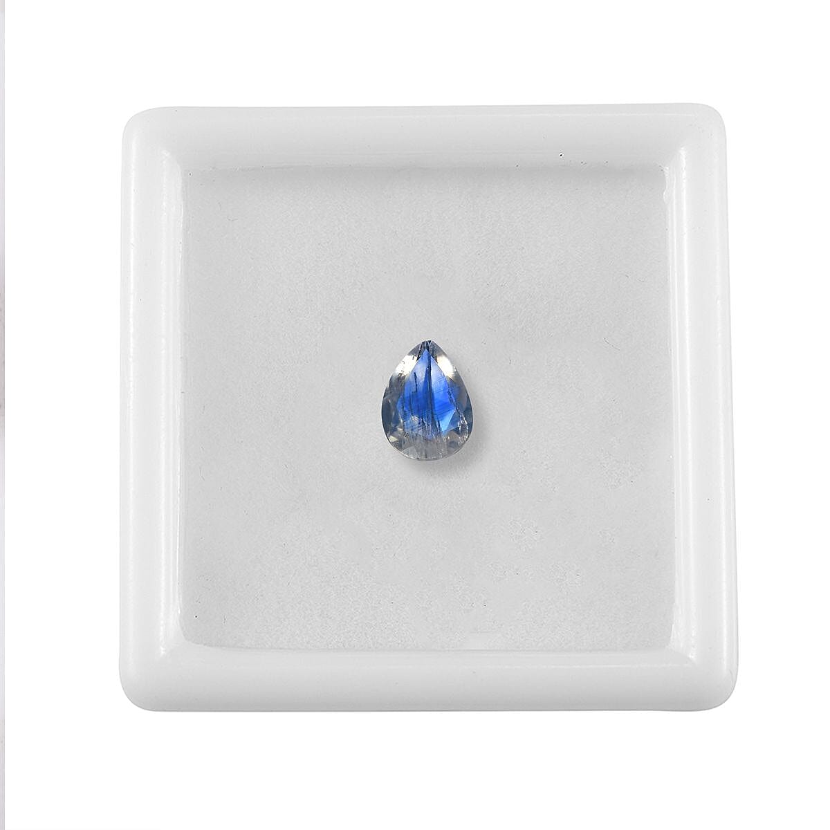 Rainbow Moonstone (Pear 8x6 mm) 0.99 ctw image number 2
