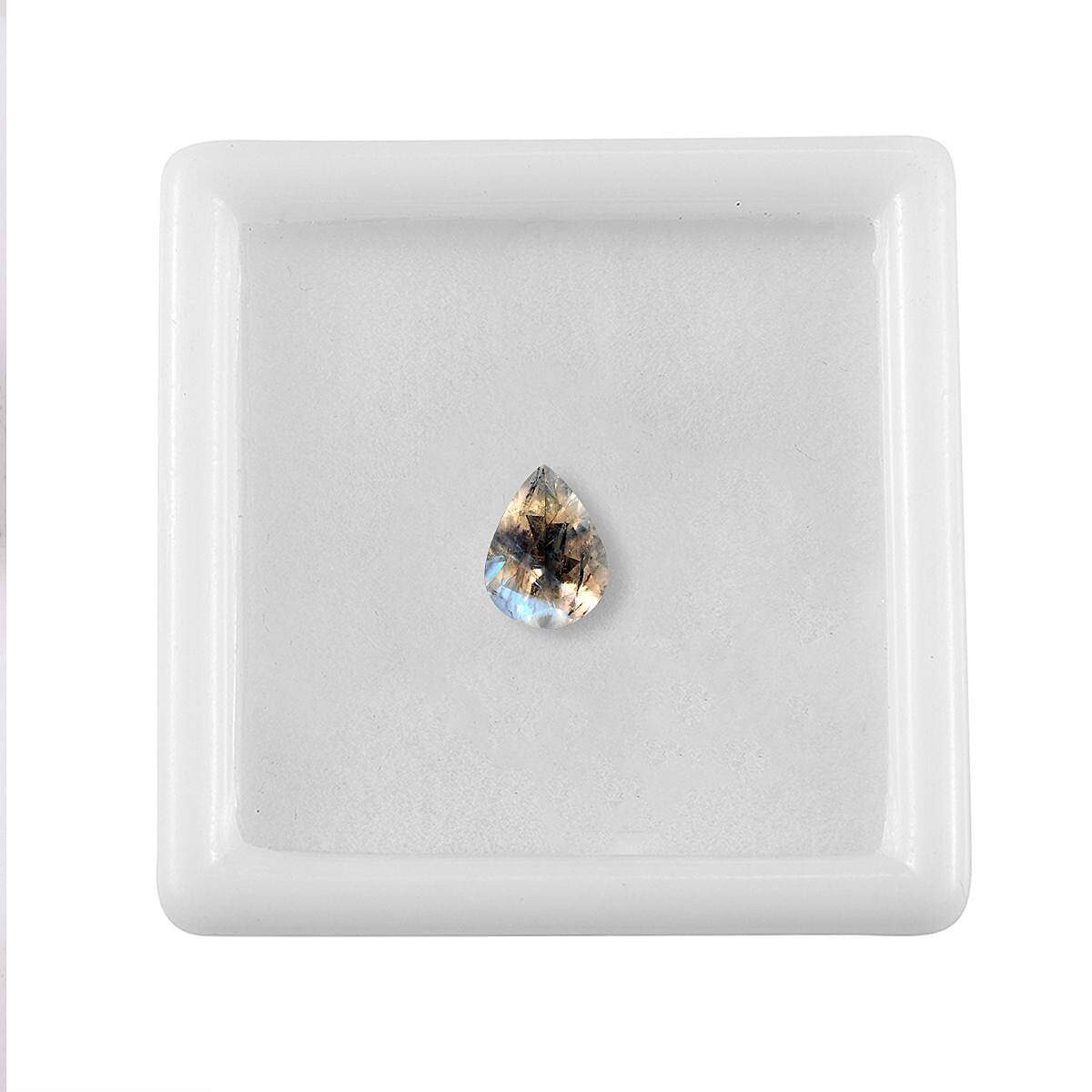 AA Rainbow Moonstone (Pear 8x6 mm) 0.79 ctw