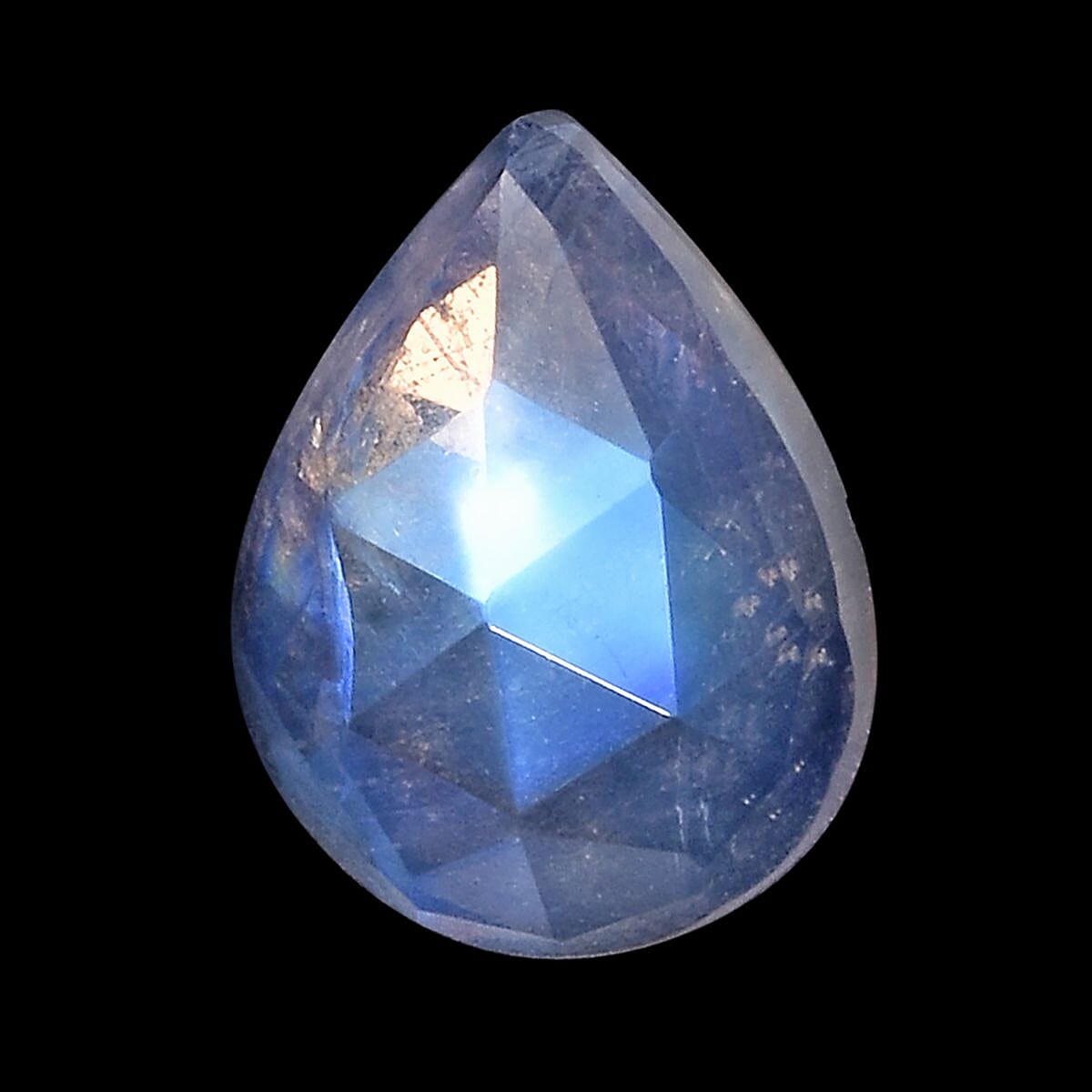 AAA Rainbow Moonstone (Pear 8x6 mm) 0.99 ctw image number 0