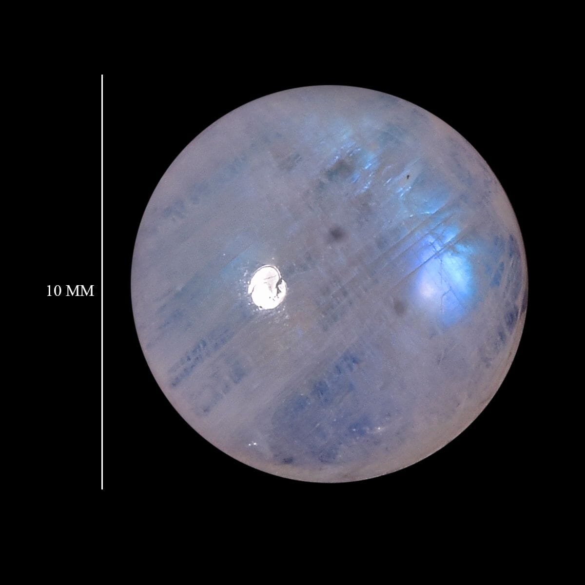 AA Rainbow Moonstone (Rnd 10 mm) 4.06 ctw image number 3