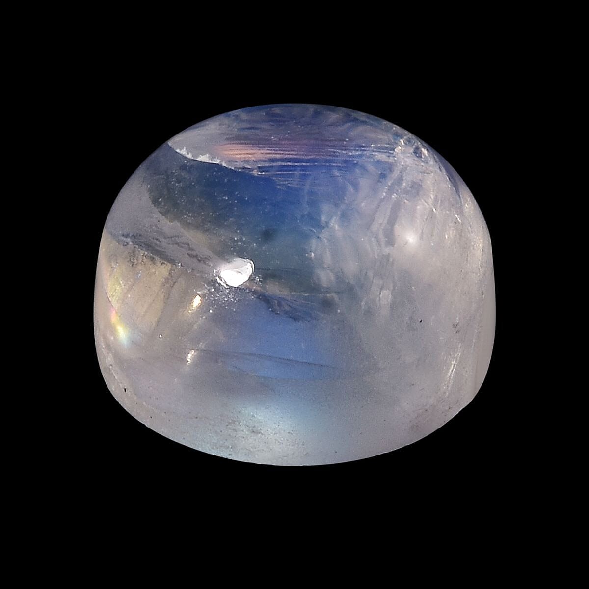 Rainbow Moonstone Set of 2 (Rnd 6 mm) 1.72 ctw