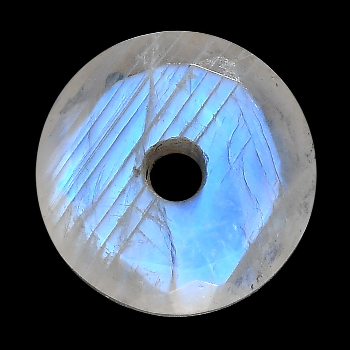 Rainbow Moonstone (Rnd 8 mm) 1.55 ctw image number 0