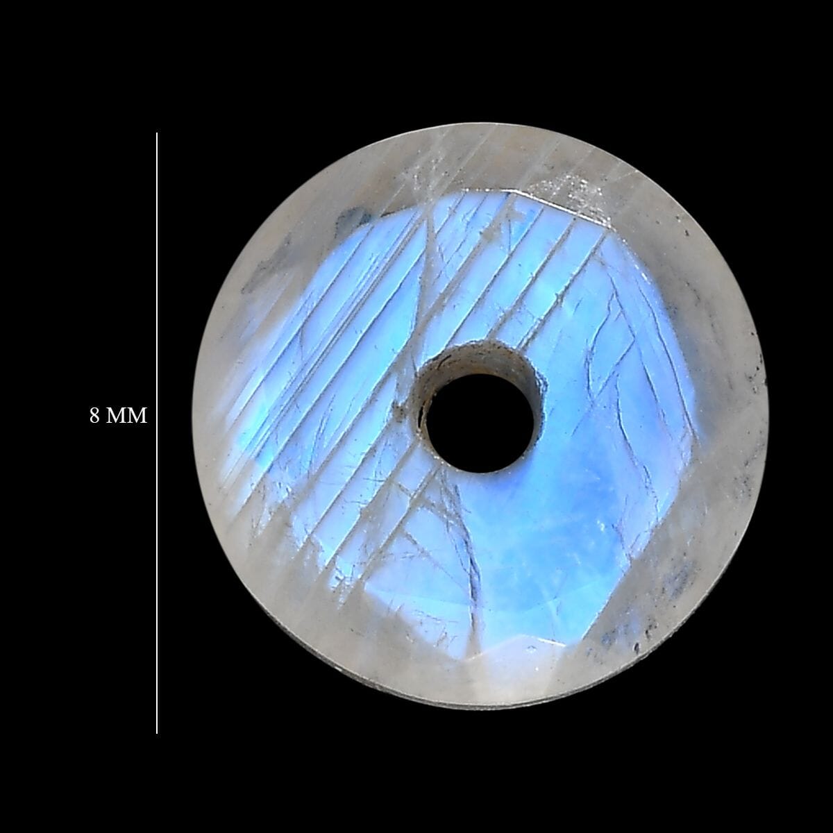 Rainbow Moonstone (Rnd 8 mm) 1.55 ctw image number 3