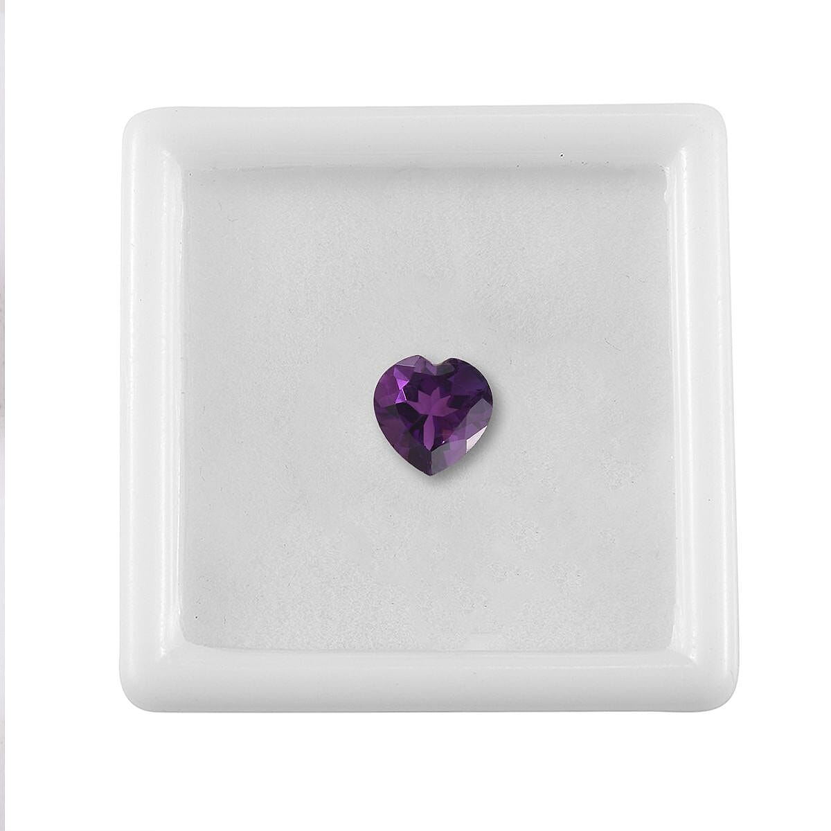 AAA African Amethyst (Hrt 8 mm) 1.34 ctw