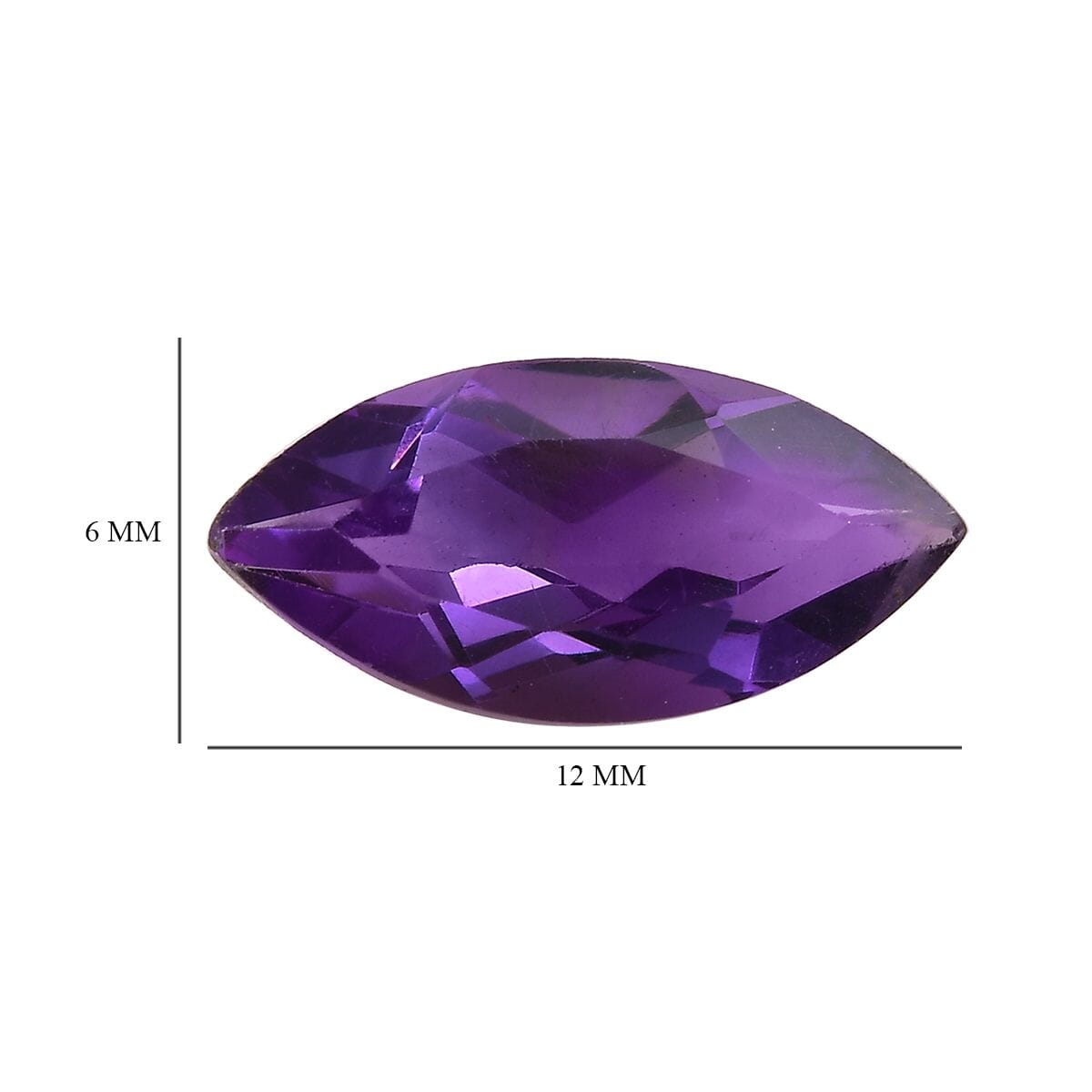African Amethyst (Mrq 12x6 mm) 1.30 ctw image number 3