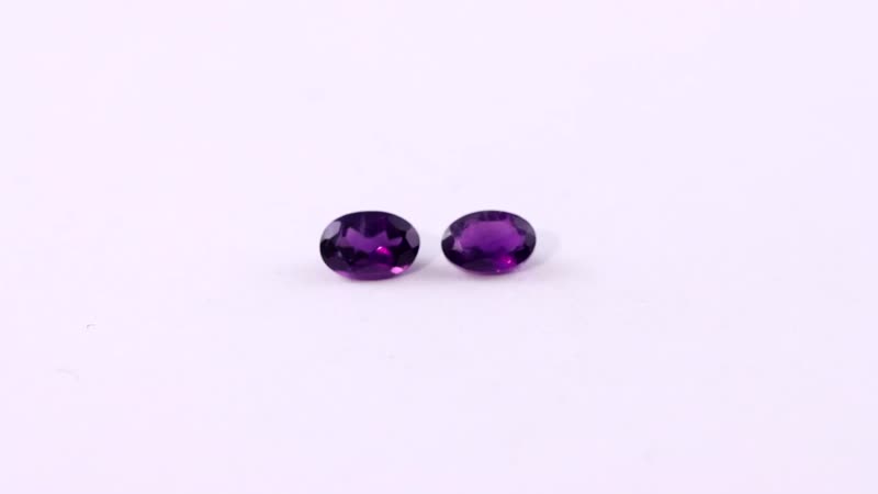 AAA African Amethyst (Ovl 6x4 mm) 0.80 ctw