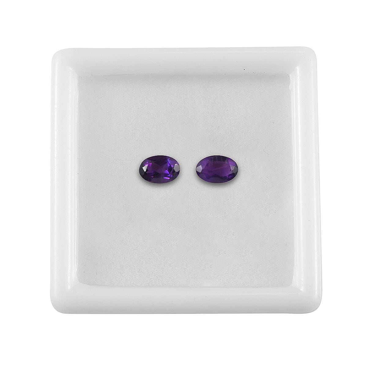 AAA African Amethyst (Ovl 6x4 mm) 0.80 ctw