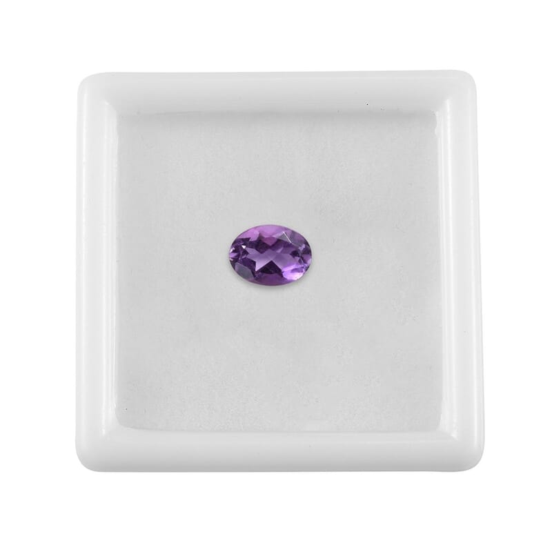 African Amethyst (Ovl 8x6 mm) 1.06 ctw
