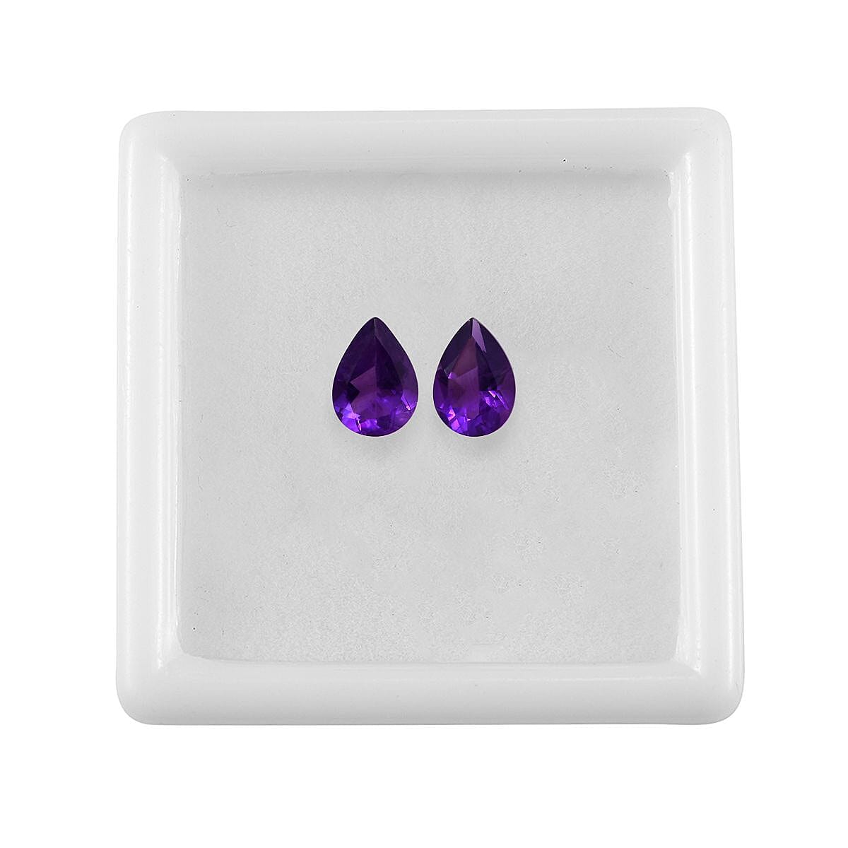 AA African Amethyst (Pear 7x5 mm) 1.11 ctw image number 2