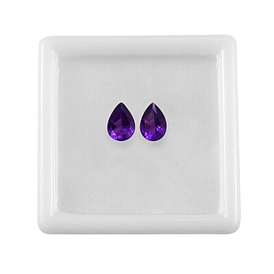 AA African Amethyst (Pear 7x5 mm) 1.11 ctw