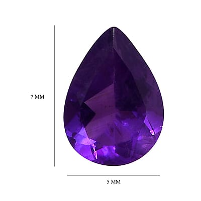 AA African Amethyst (Pear 7x5 mm) 1.11 ctw