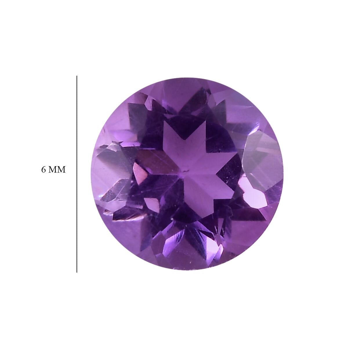 AA African Amethyst (Rnd 6 mm) 1.28 ctw image number 3