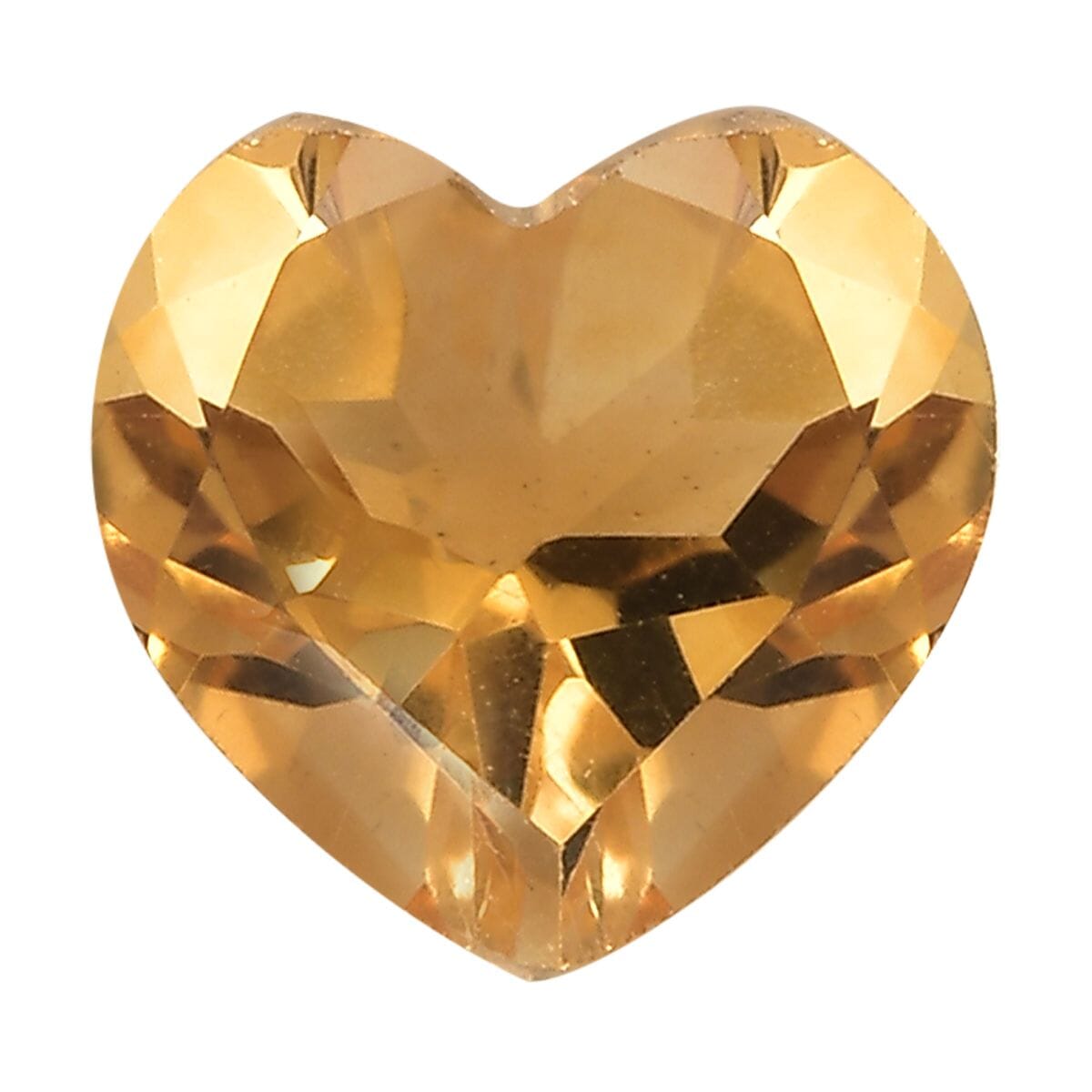 Premium Brazilian Citrine (Heart 7 mm) 1.06 ctw image number 0