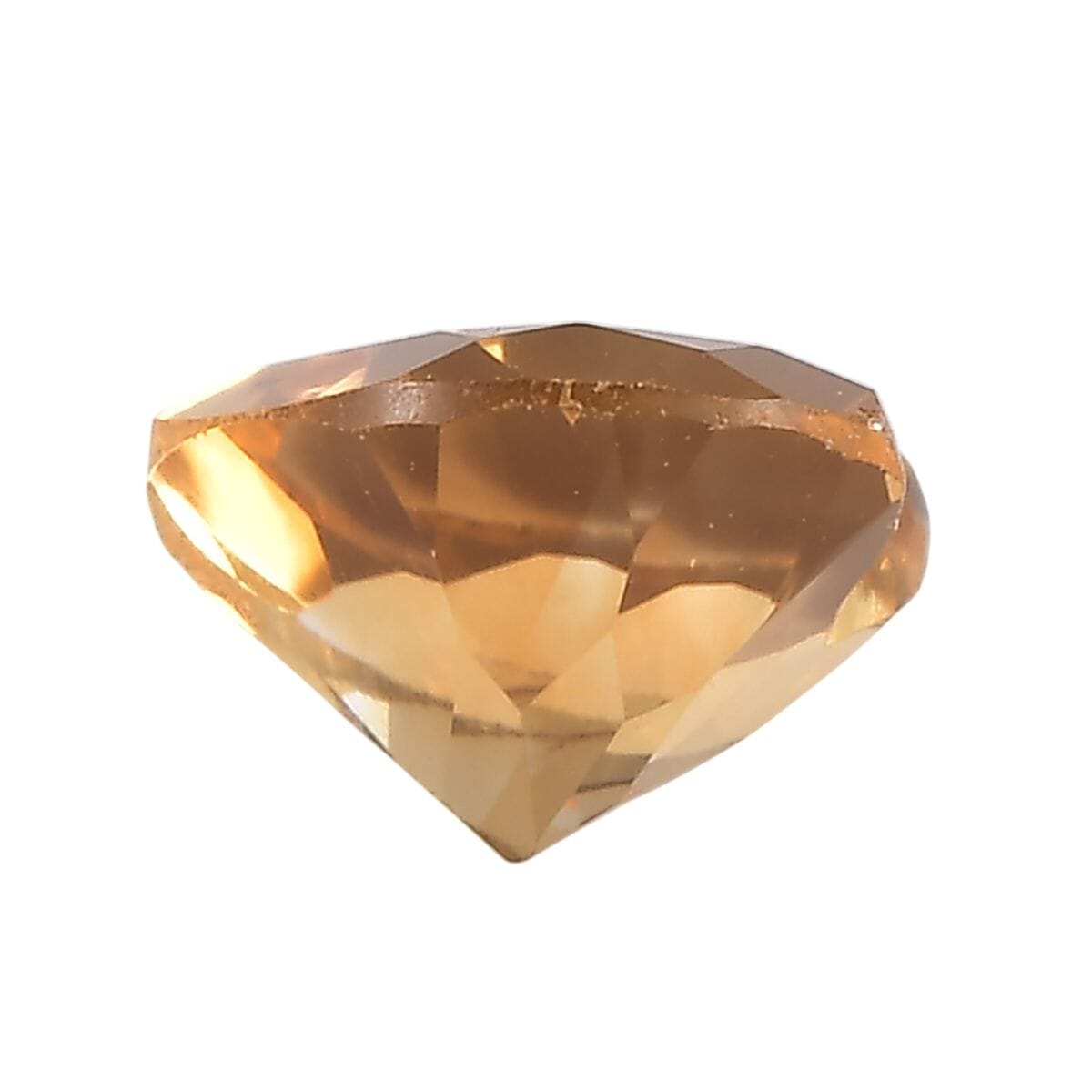 Premium Brazilian Citrine (Heart 7 mm) 1.06 ctw image number 1