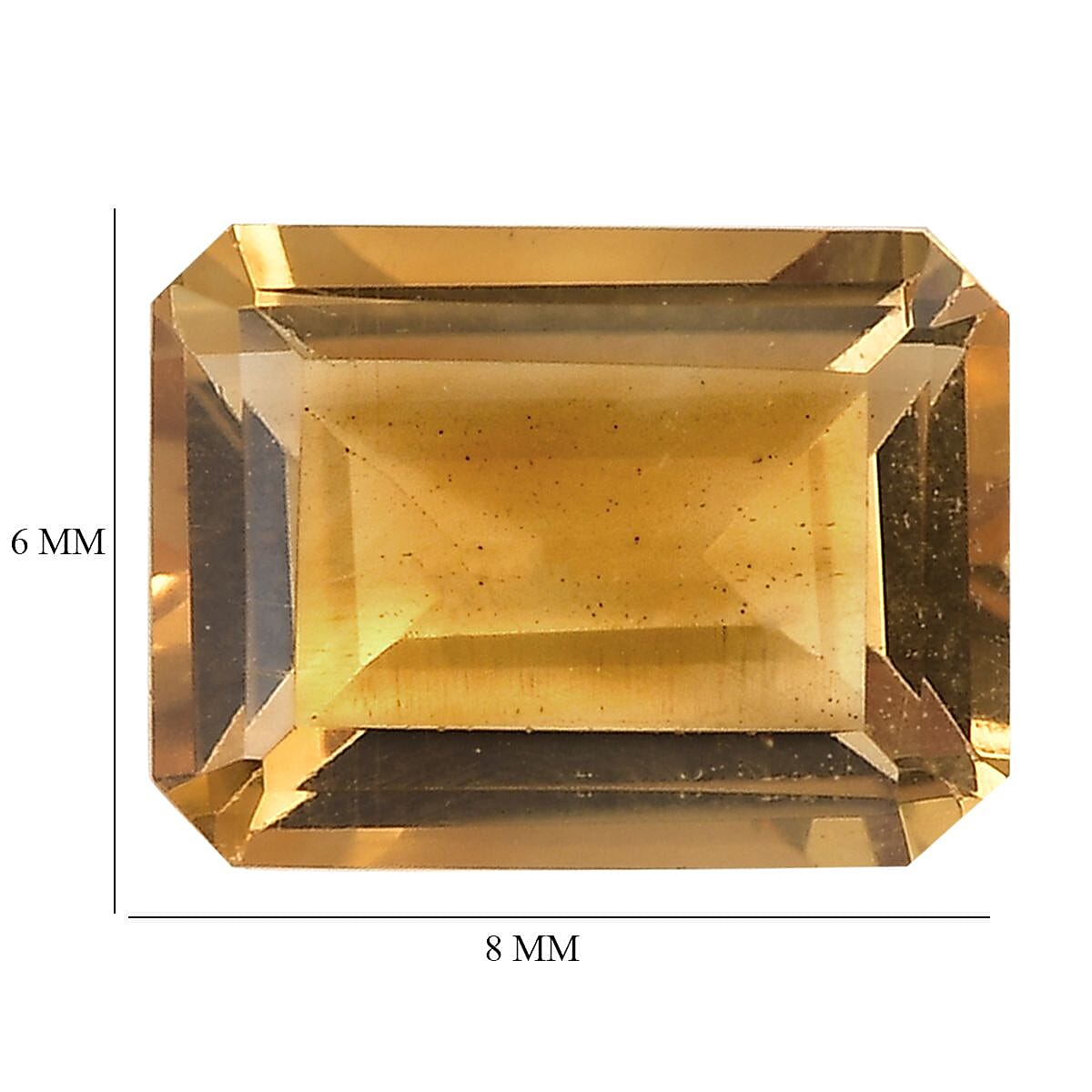 Brazilian Citrine (Oct 8x6 mm) 1.30 ctw
