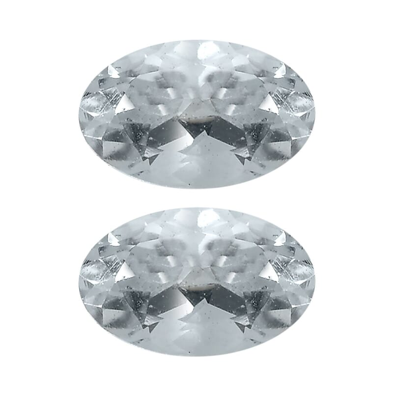 Goshenite Set of 2 (Ovl 5x3 mm) 0.39 ctw