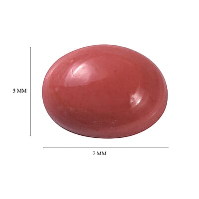 Peach Opal (Ovl 7x4 mm) 0.55 ctw