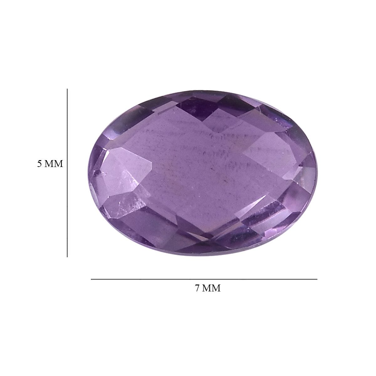 Rose De France Amethyst Set of 2 (Ovl 7x5 mm) 1.44 ctw image number 3