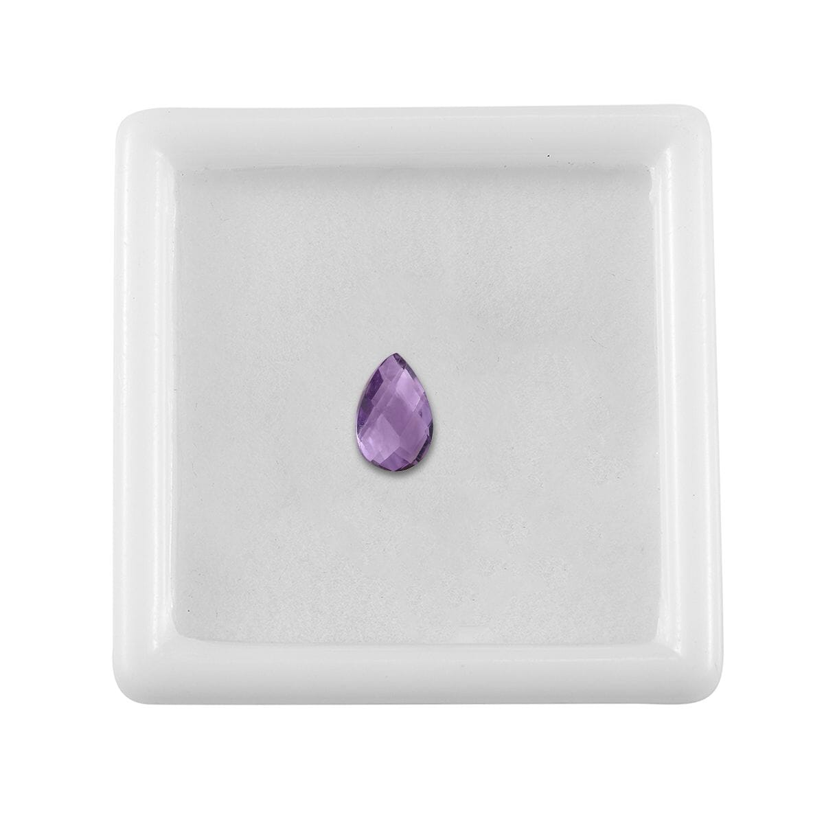 Rose De France Amethyst (Pear 8x5 mm) 0.65 ctw image number 2