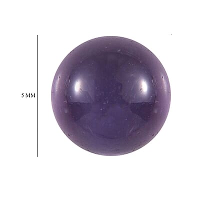 Rose De France Amethyst Set of 2 (Rnd 5 mm) 1.15 ctw