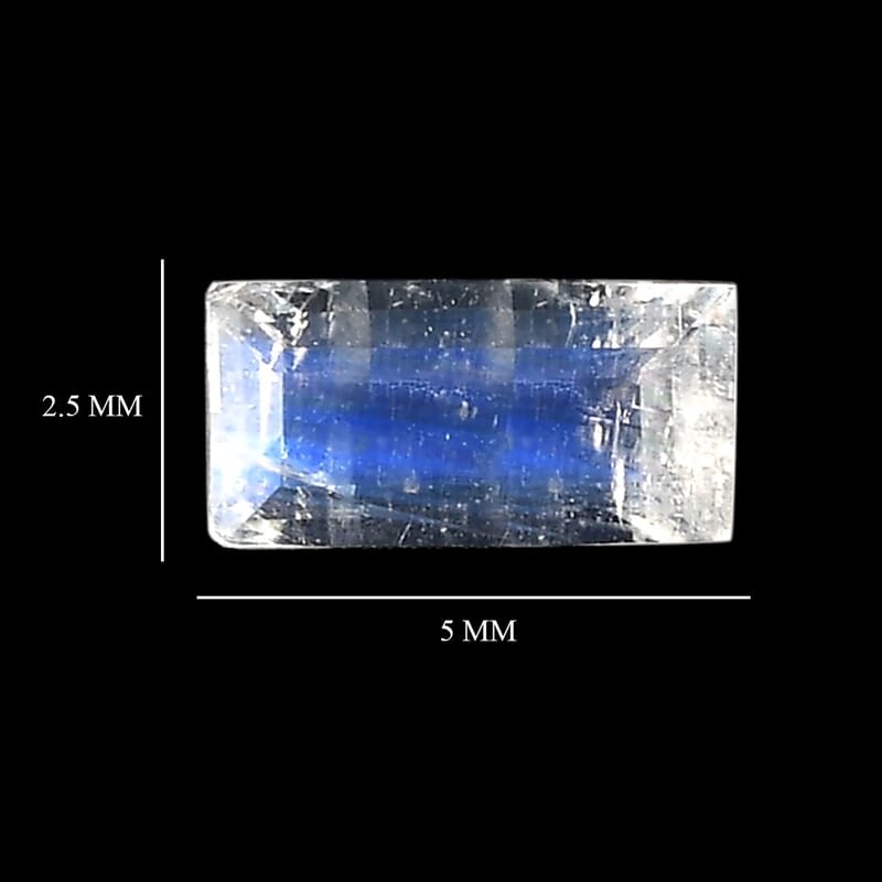 AA Rainbow Moonstone (Bgt 5x2.5 mm) 0.34 ctw