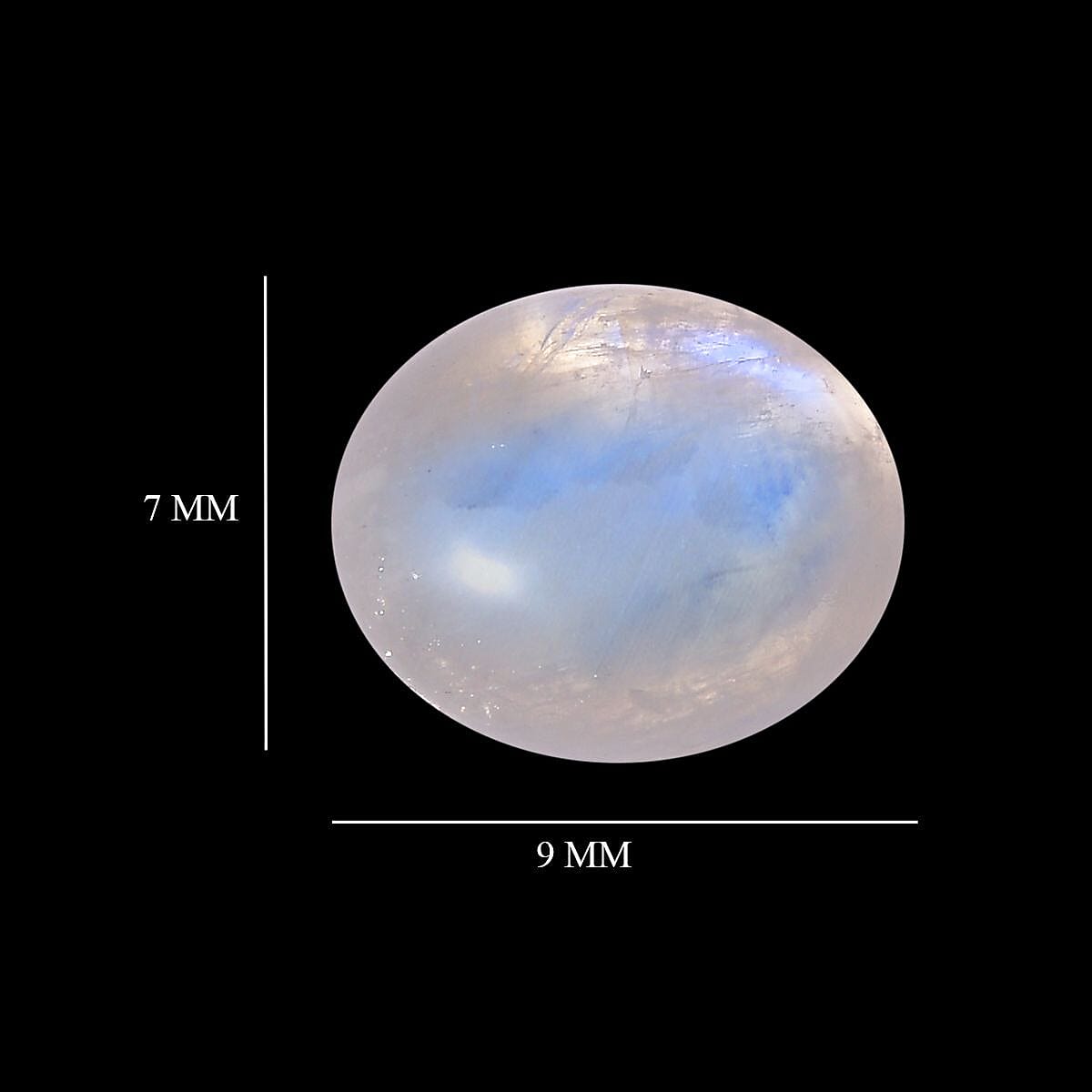Rainbow Moonstone (Oval 9x7 mm) 1.60 ctw image number 5