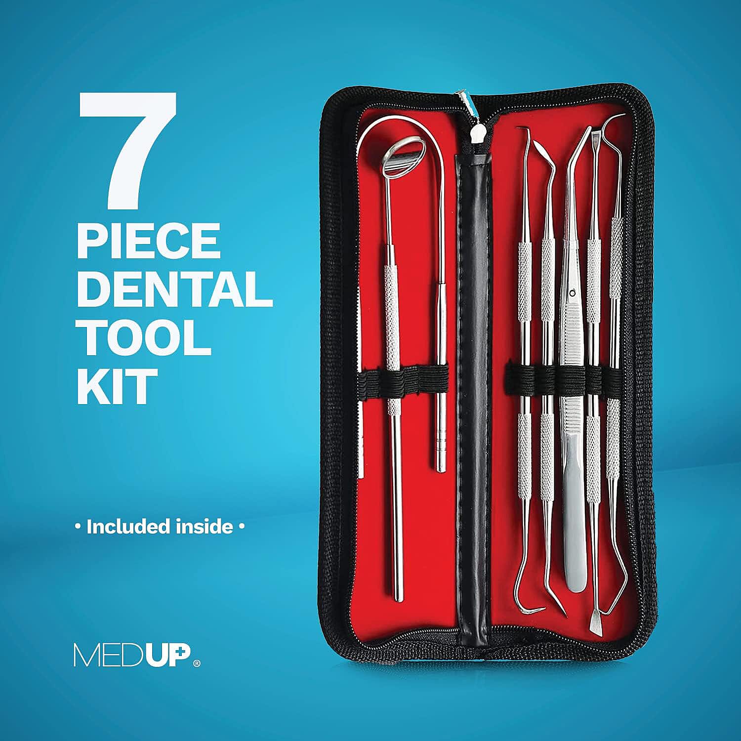 MedUp Cordless Electric Plaque Remover & Toothbrush Tooth Cleaning Kit