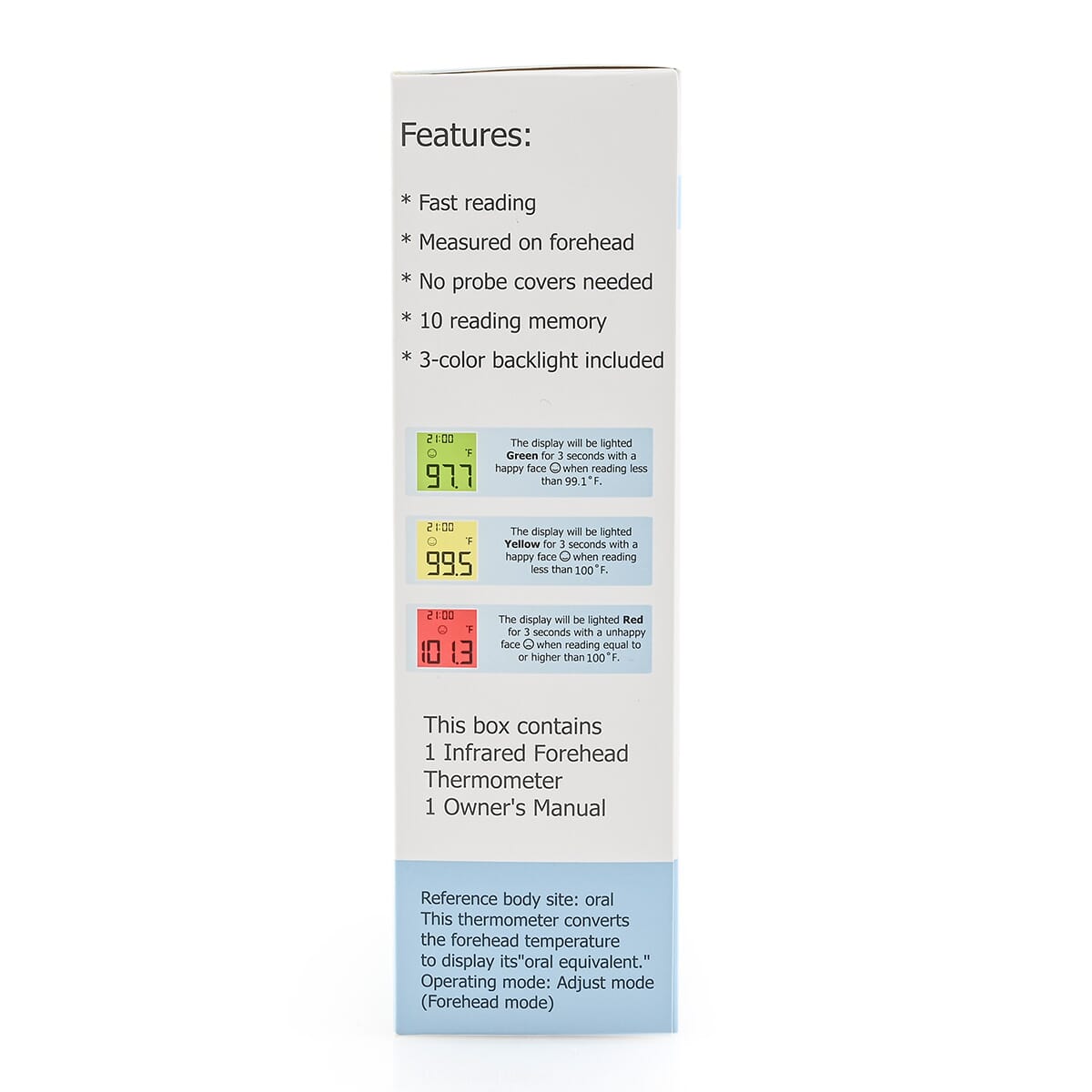 CLOSEOUT Best Med Infared Forehead Thermometer. Batteries Included image number 3
