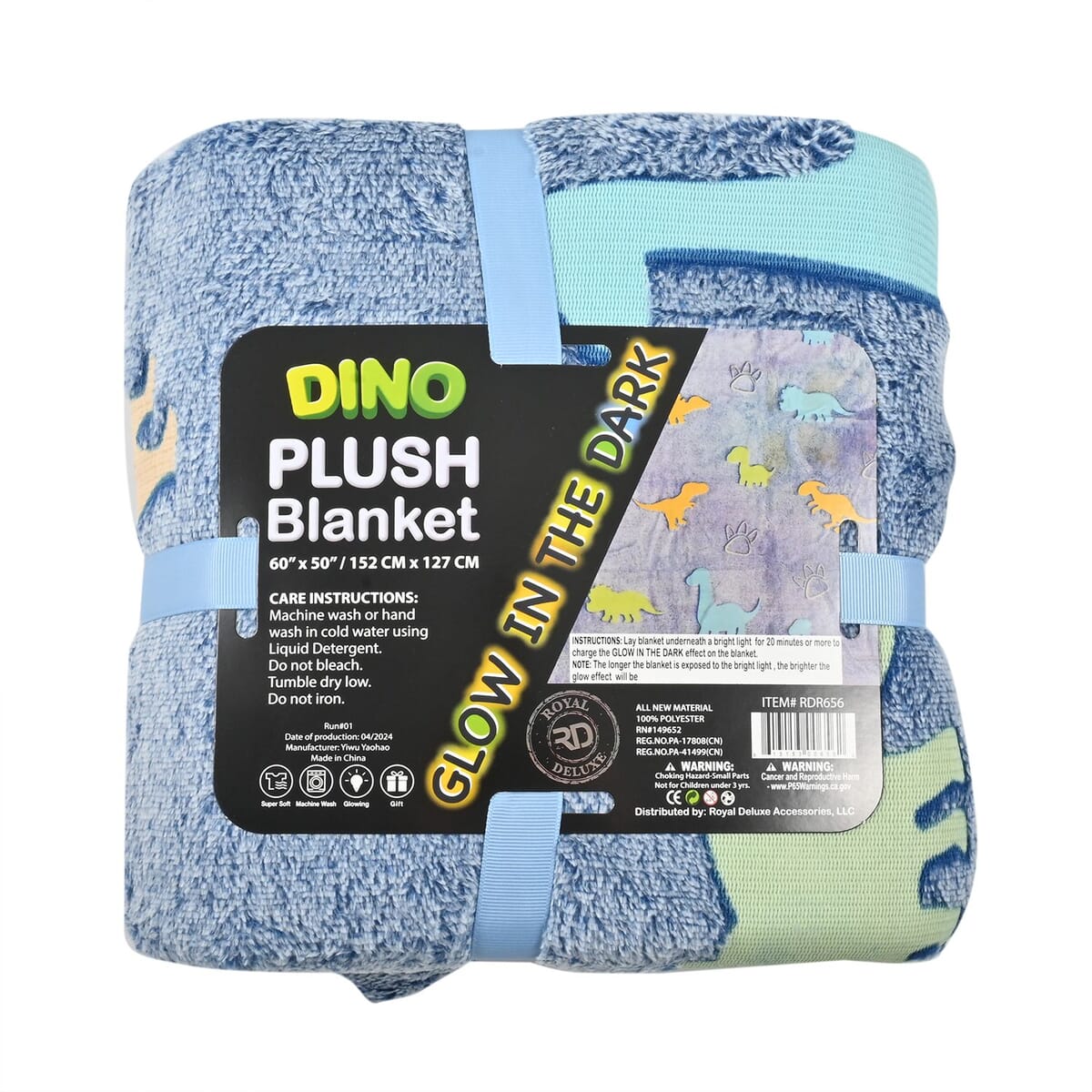 Closeout RD Glow In The Dark 60x50 Dino image number 0
