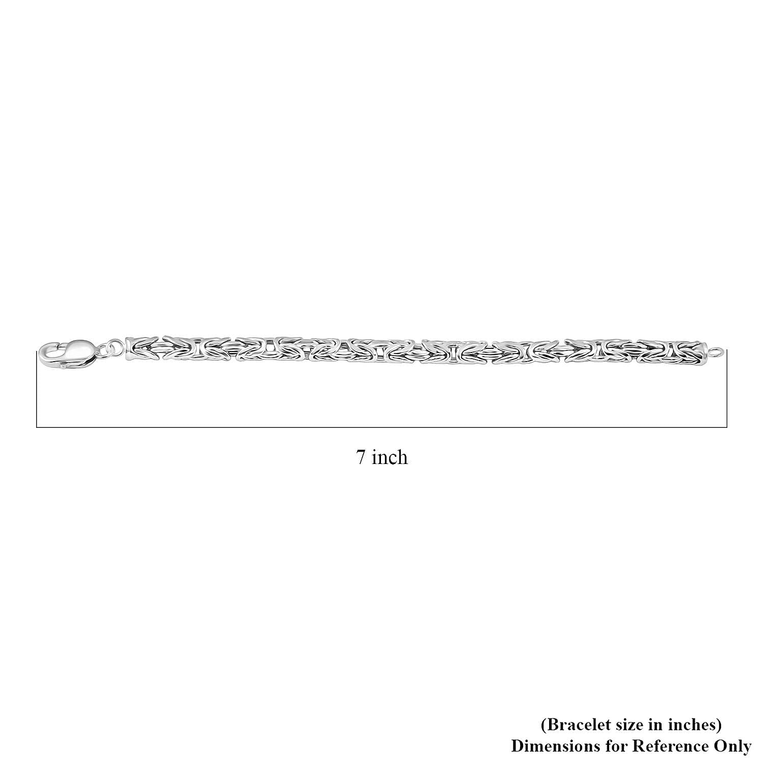 Chain Bracelet in Sterling Silver (7.50 In) 12 Grams