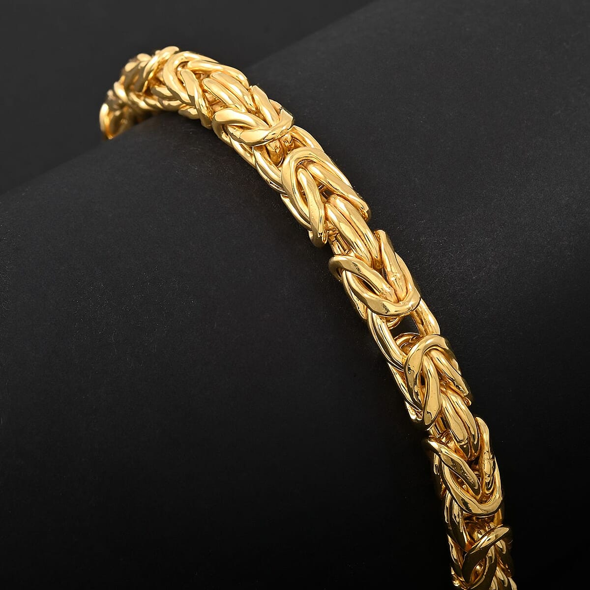 Chain Bracelet in 14K Yellow Gold Over Sterling Silver (7.50 In) 12 Grams image number 1